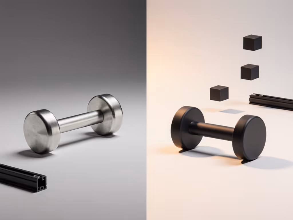 adjustable_dumbbell_handle_comparison_showing_tapered_vs_fixed_lengths