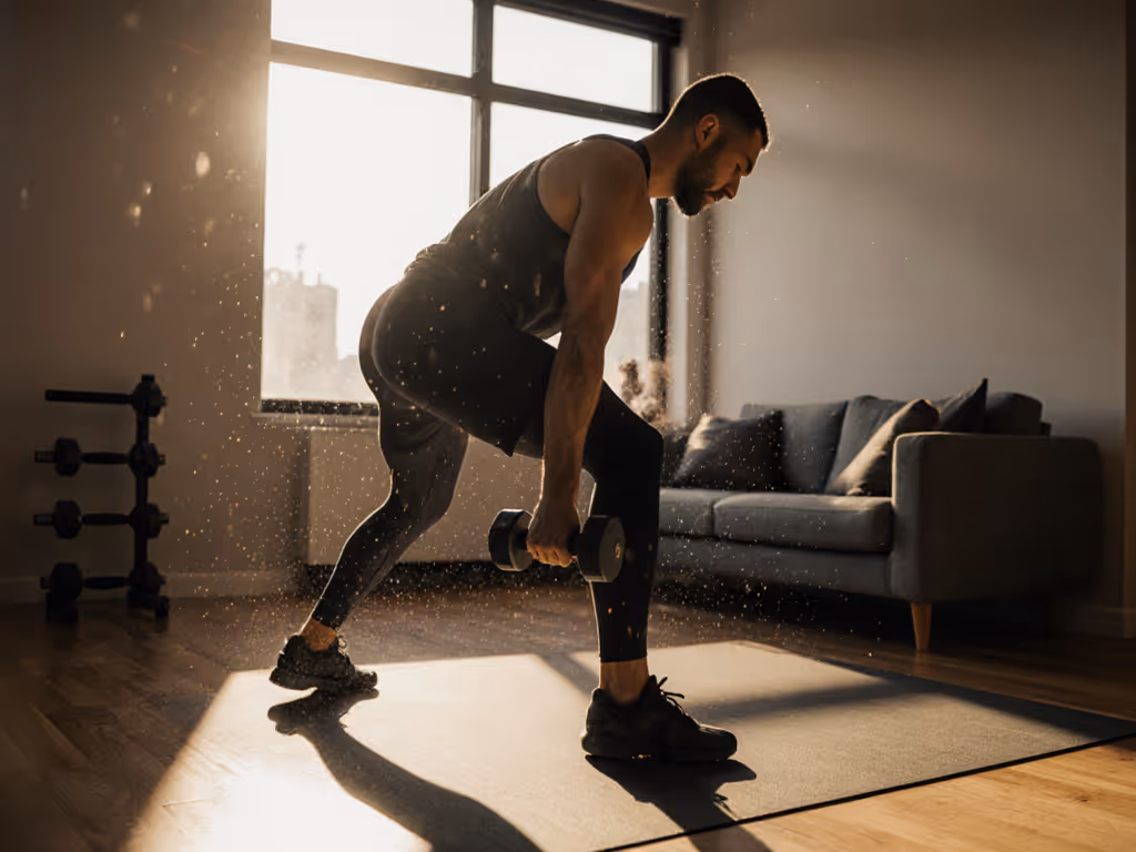 20-Minute Full Body Dumbbell Circuits: Minimal Rest